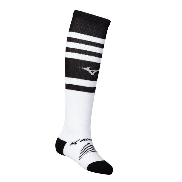 MIZUNO PERFORMANCE BLACK OVER THE CALF RETRO SOCK