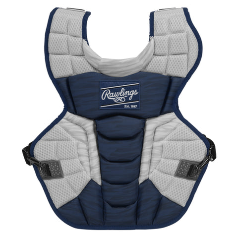 RAWLINGS VELO 2.0 SERIES 17 INCH ROYAL/WHITE CATCHERS CHEST PROTECTOR