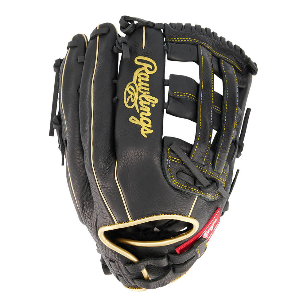 RAWLINGS GAMER GOLD SERIES 13 INCH SLOWPITCH GLOVE RIGHT HAND THROW