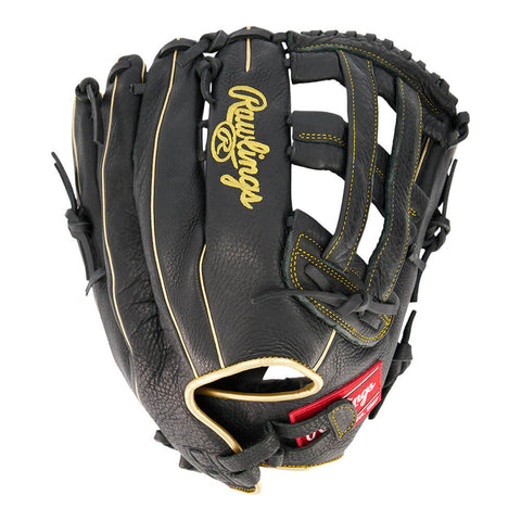 RAWLINGS GAMER GOLD SERIES 14 INCH SLOWPITCH GLOVE RIGHT HAND THROW