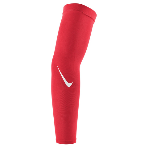 NIKE YOUTH PRO DRI-FIT 4.0 RED ARM SLEEVE