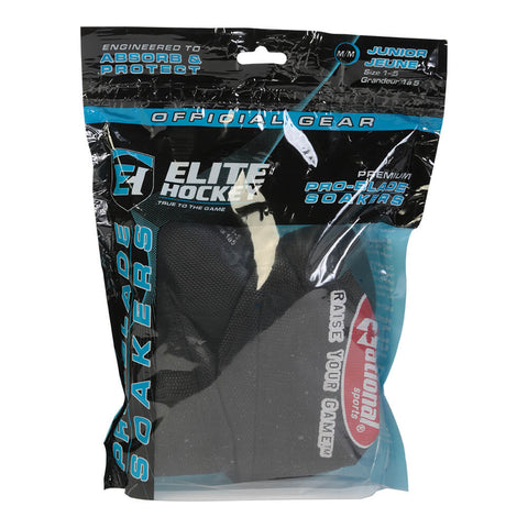 ELITE LOGO SOAKER SKATEGUARDS JR BLACK