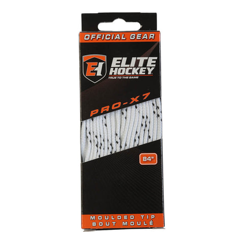 ELITE PRO X7 SKATE LACES WHITE 84 INCH