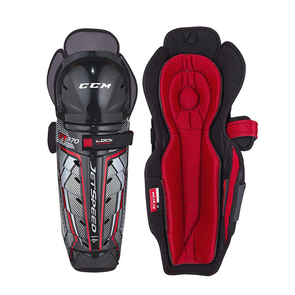 CCM JETSPEED FT370 JR SHIN GUARDS