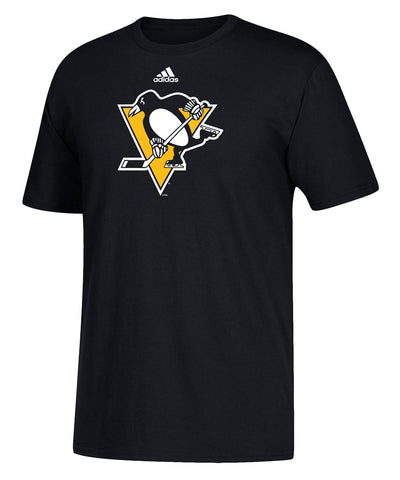 ADIDAS MEN'S PITTSBURGH PENGUINS GO TO SHORT SLEEVE TOP PRIMARY LOGO
