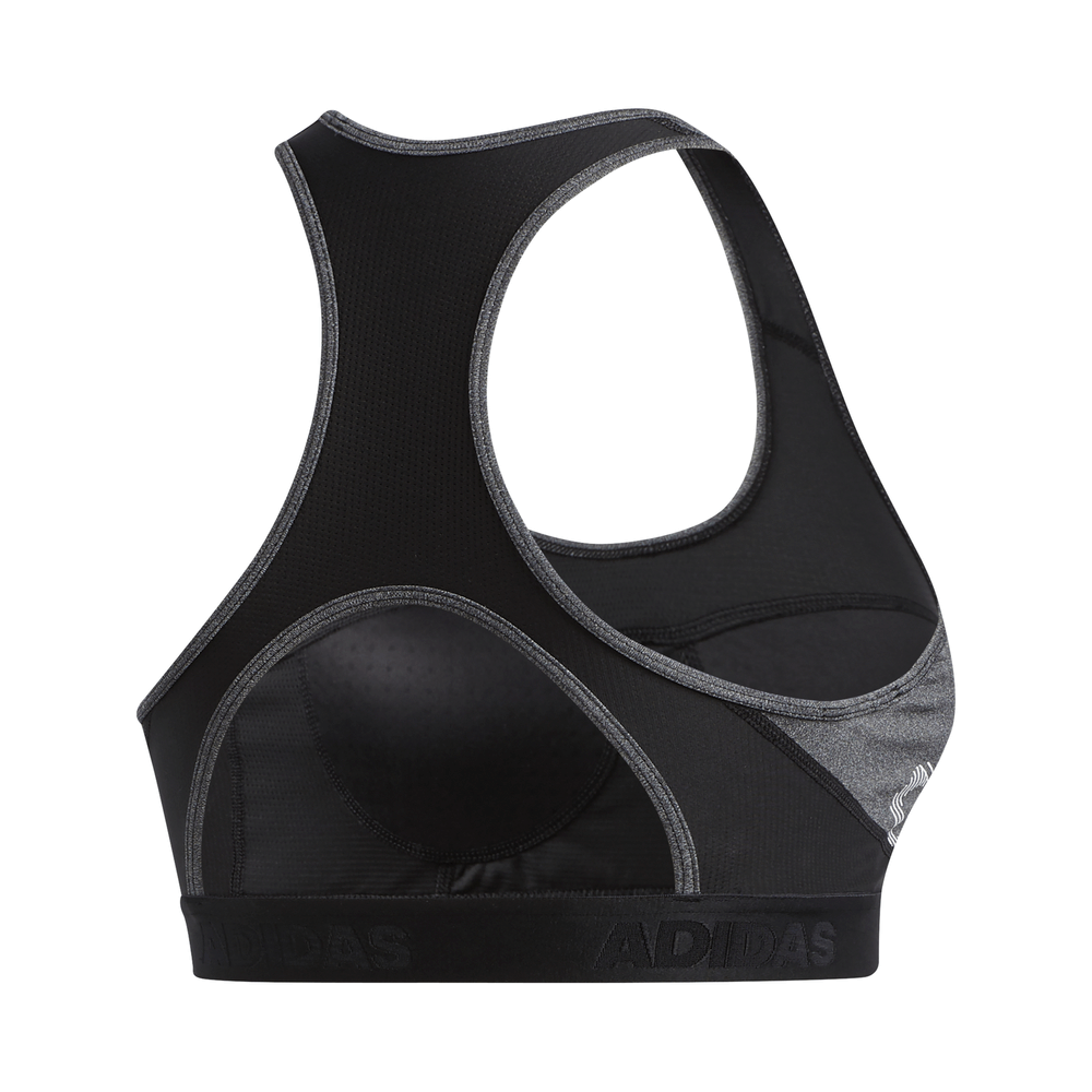 ADIDAS WOMEN'S DON'T REST ALPHASKIN PAD BRA BLACK/HEATHER