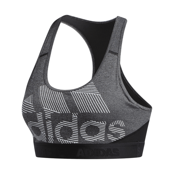ADIDAS WOMEN'S DON'T REST ALPHASKIN PAD BRA BLACK/HEATHER