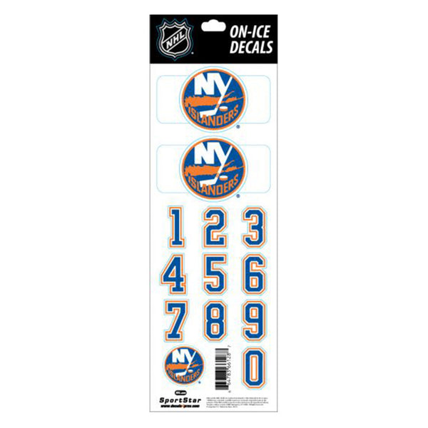SIDELINES NHL NYI HELMET DECALS