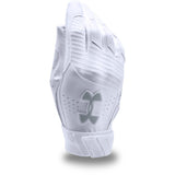UNDER ARMOUR YOUTH CLEAN UP WHITE/WHITE BATTING GLOVES