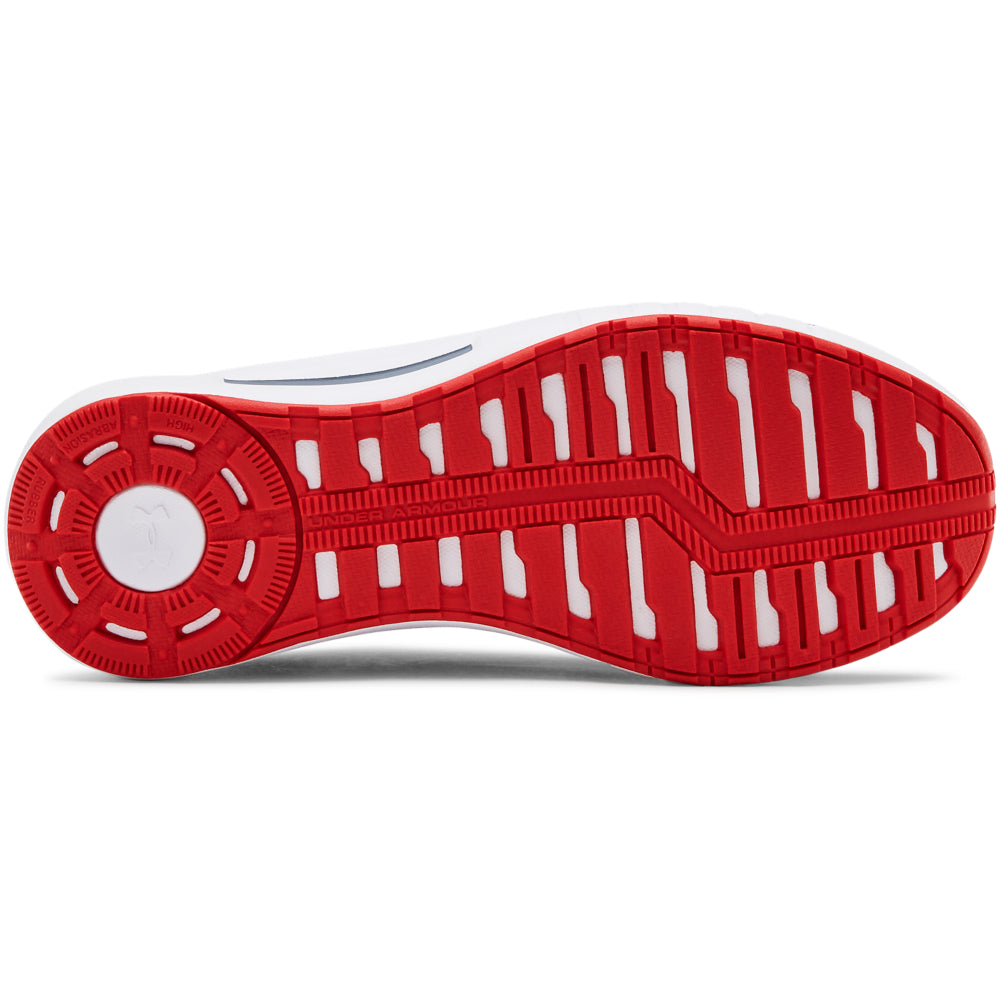 UNDER ARMOUR BOYS GRADE SCHOOL PURSUIT BP KIDS SHOE GREY/WHITE/BLACK